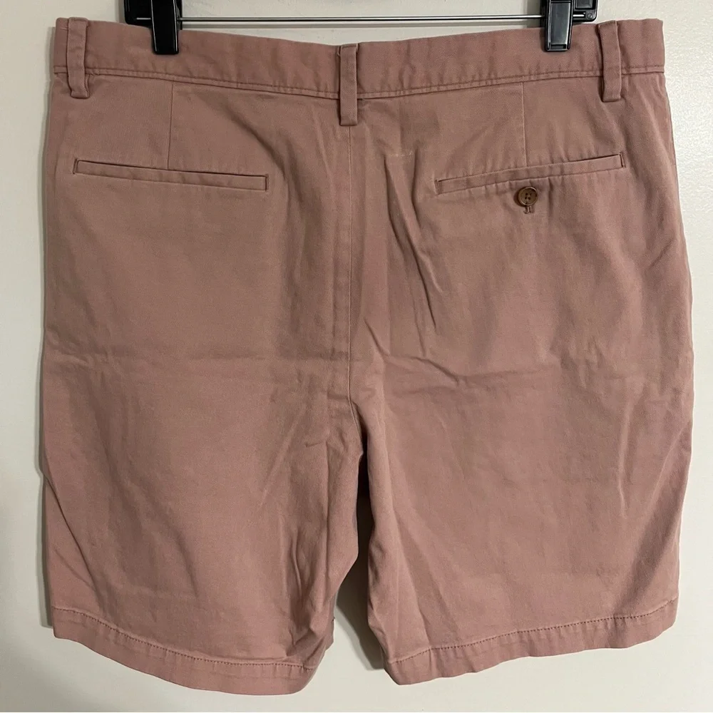 Banana Republic Aiden‎ Shorts Casual Chino Men's Size 36 Flat Front Light Pink